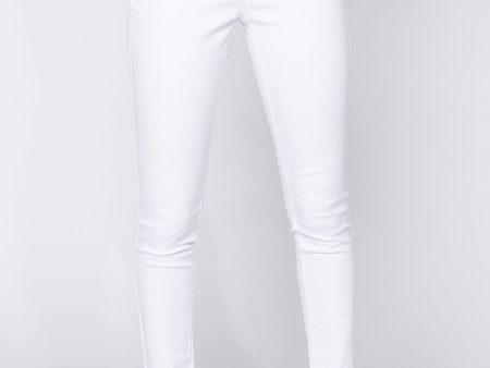 MARGOT LACE SKINNY JEANS WHITE For Discount