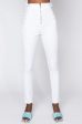 MARGOT LACE SKINNY JEANS WHITE For Discount