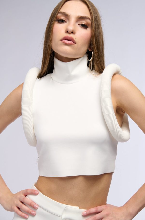 ALL ABOUT THE DETAILS TOP IN WHITE Online Sale