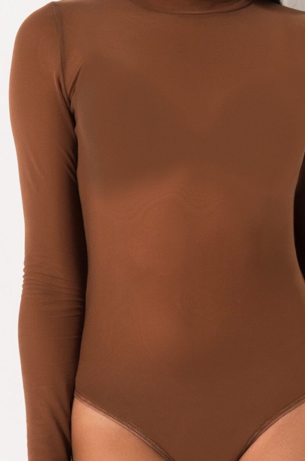 SHE S GOTTA HAVE IT MESH BODYSUIT TAN Online Hot Sale