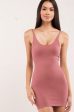 REYLA MINI BODYCON DRESS DARK MAUVE Online