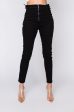 MARGOT LACE SKINNY JEANS BLACK For Cheap