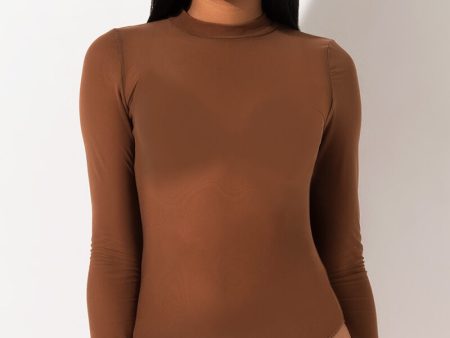 SHE S GOTTA HAVE IT MESH BODYSUIT TAN Online Hot Sale