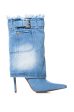 AZALEA WANG KOURT DENIM STILETTO BOOTIE For Discount