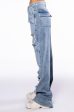 NEVER STRESSED DISTRESSED RELAXED FIT JEANS Online