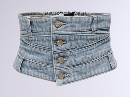 STACKS ON STACKS DENIM BELT Discount