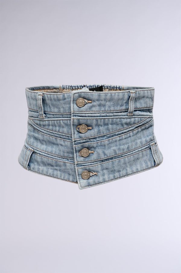 STACKS ON STACKS DENIM BELT Discount