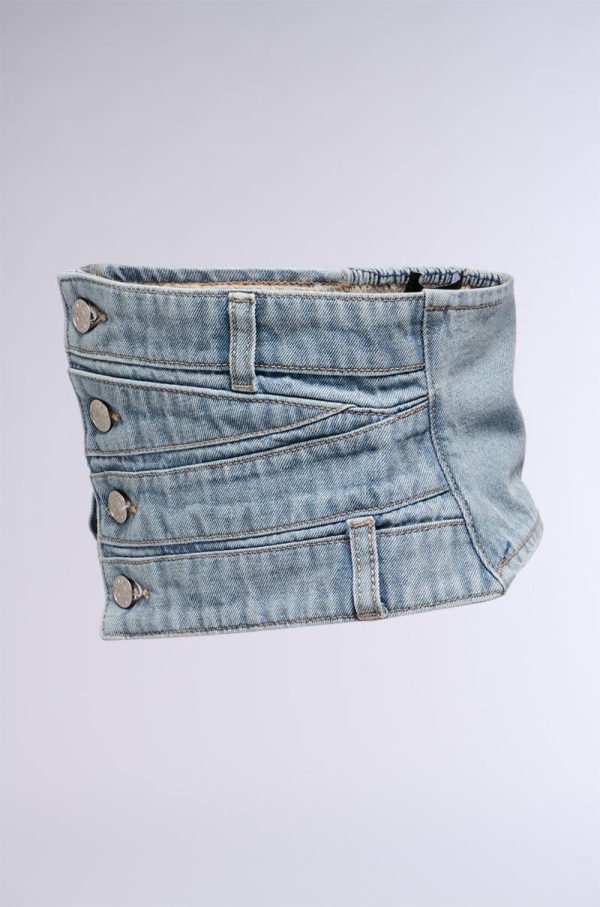 STACKS ON STACKS DENIM BELT Discount